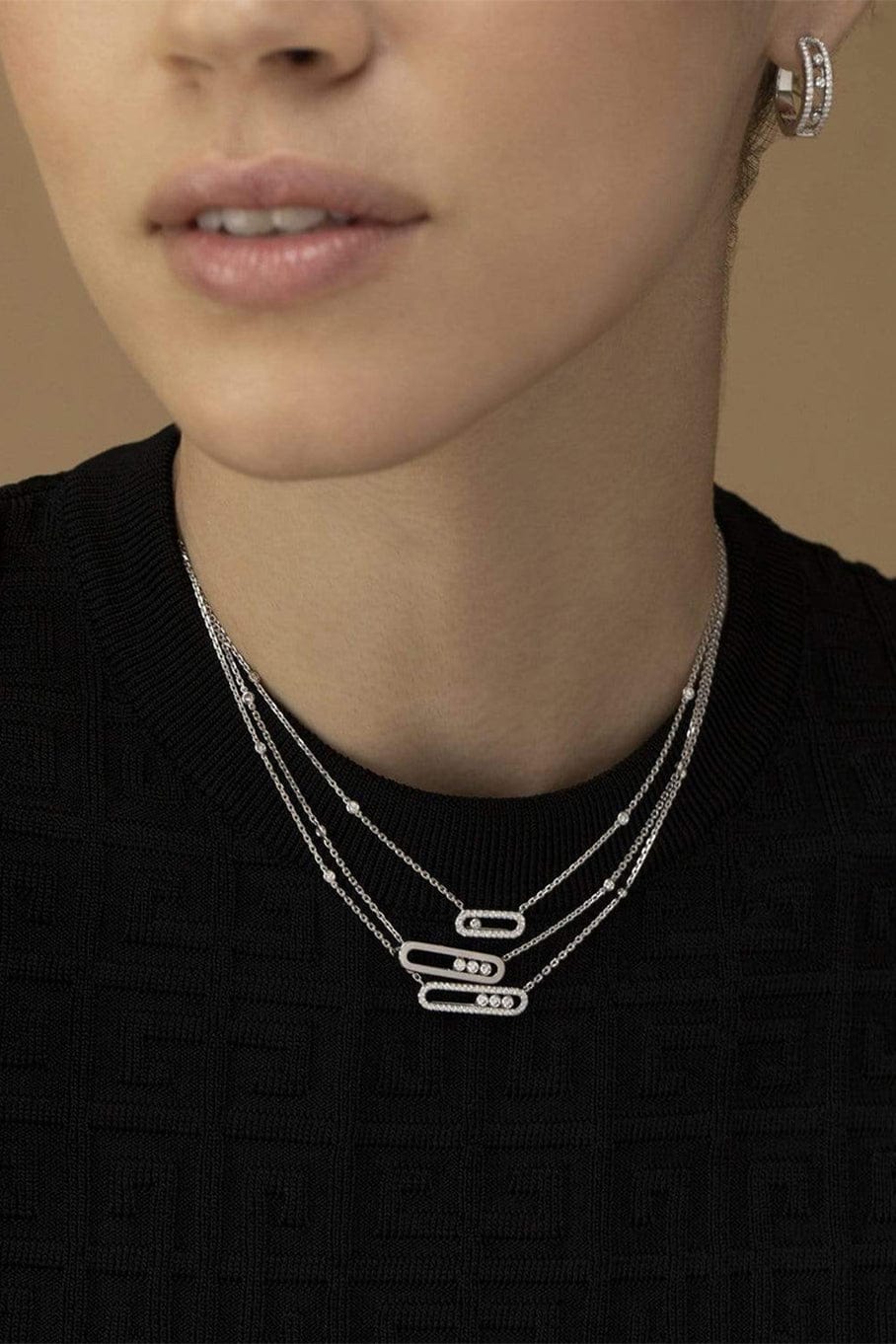MESSIKA-Baby Move Pave Diamond Necklace-