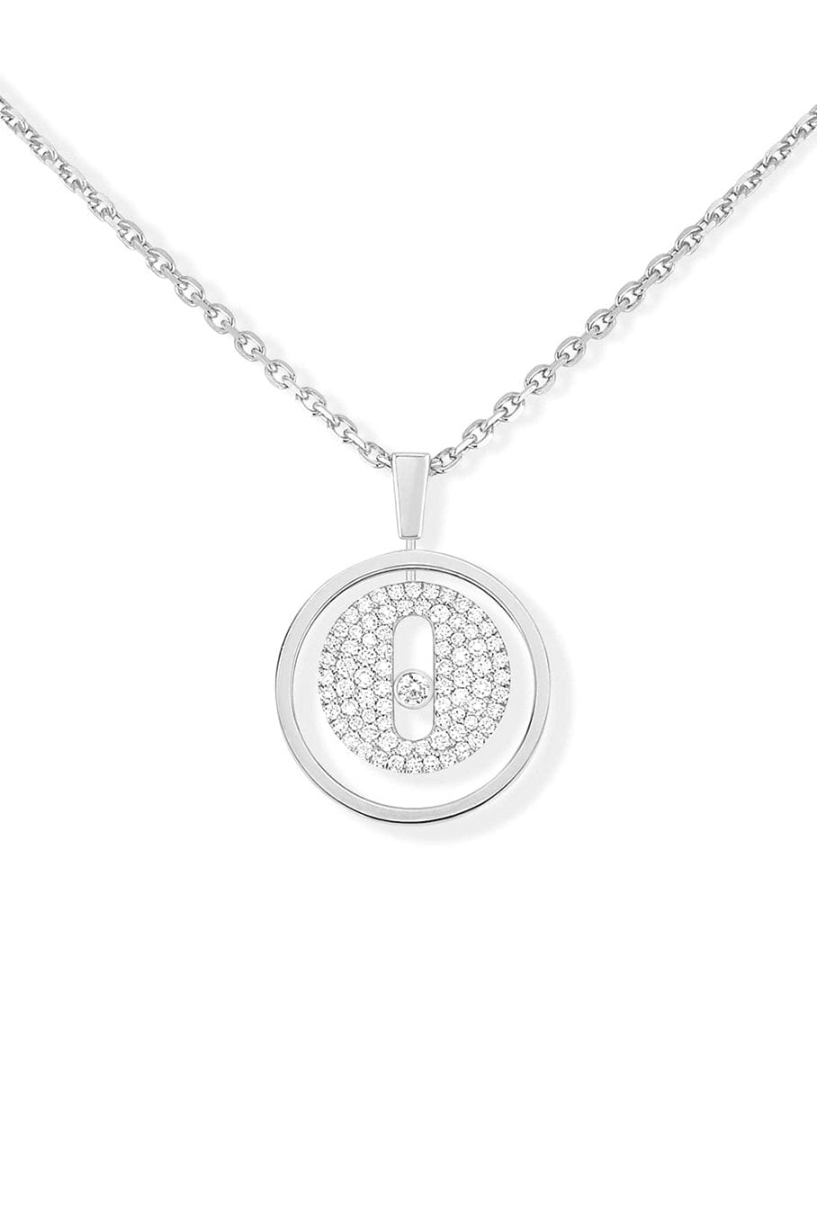 MESSIKA-Lucky Move PM Pave Necklace-WHITE GOLD