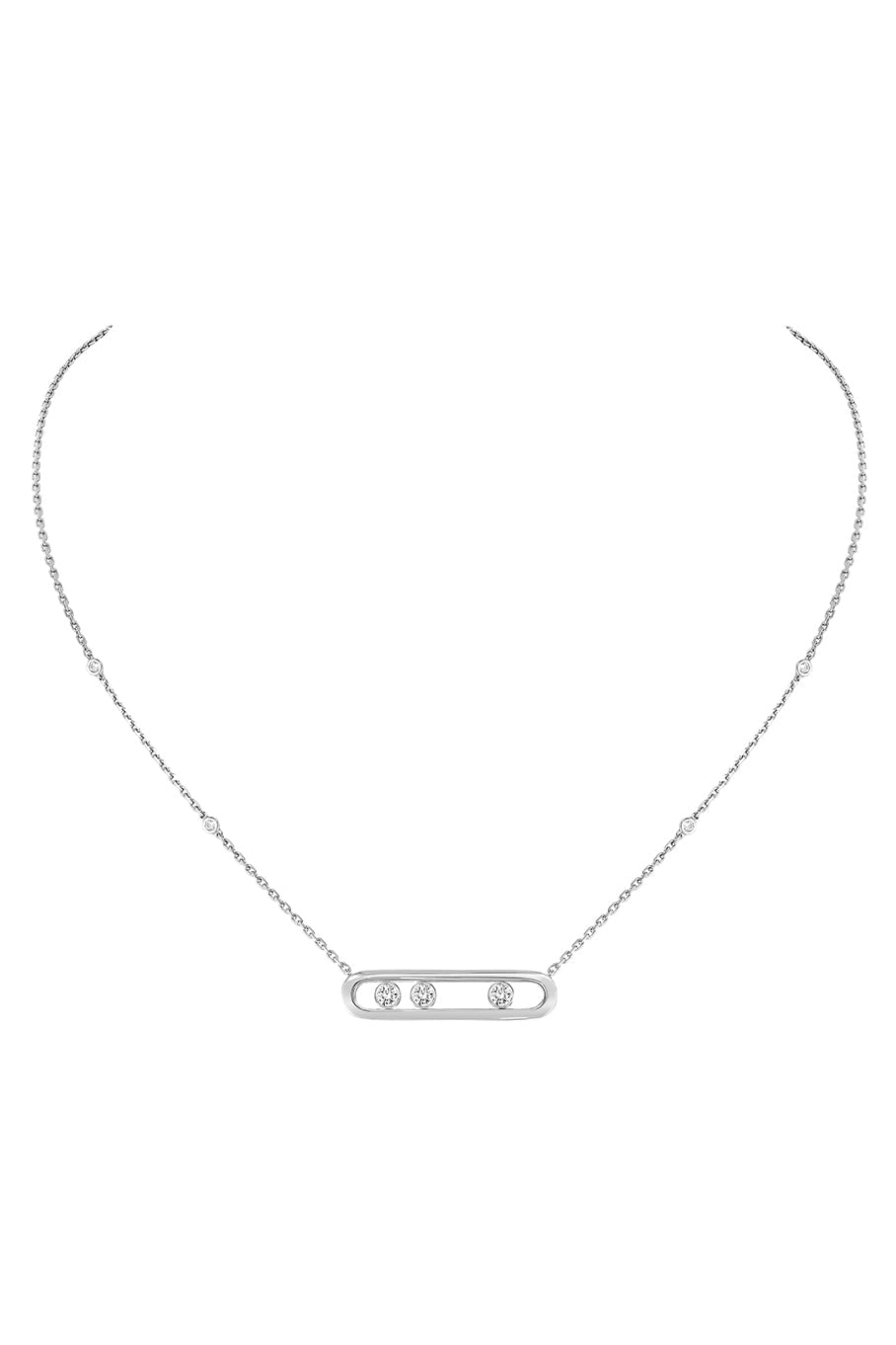 MESSIKA-Move Diamond Necklace-WHITE GOLD