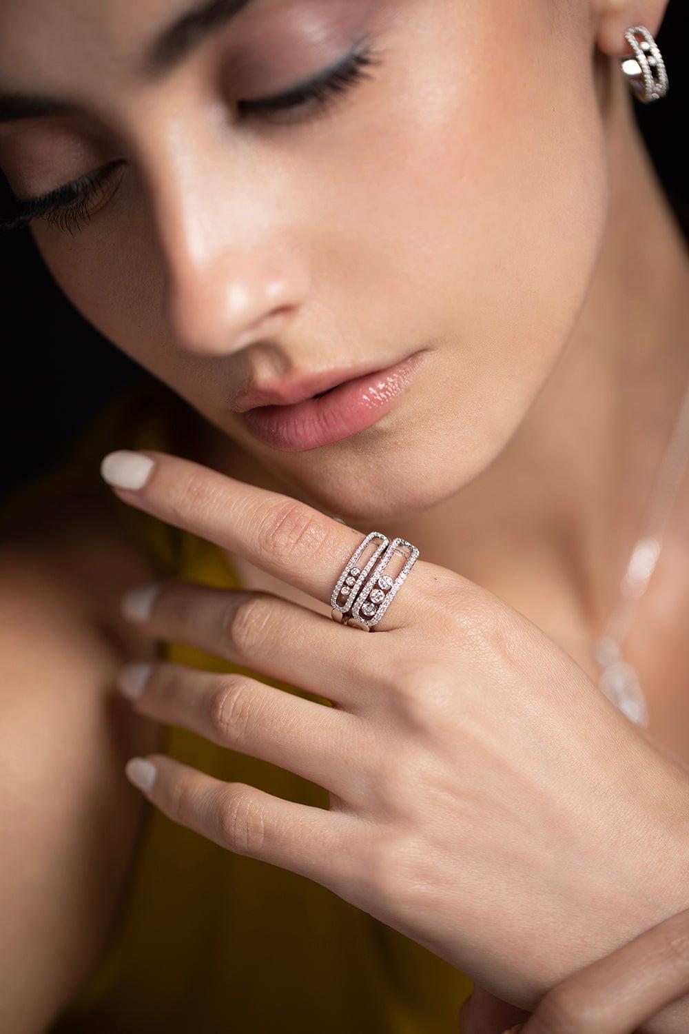 MESSIKA-Move Classic Pave Ring-WHITE GOLD