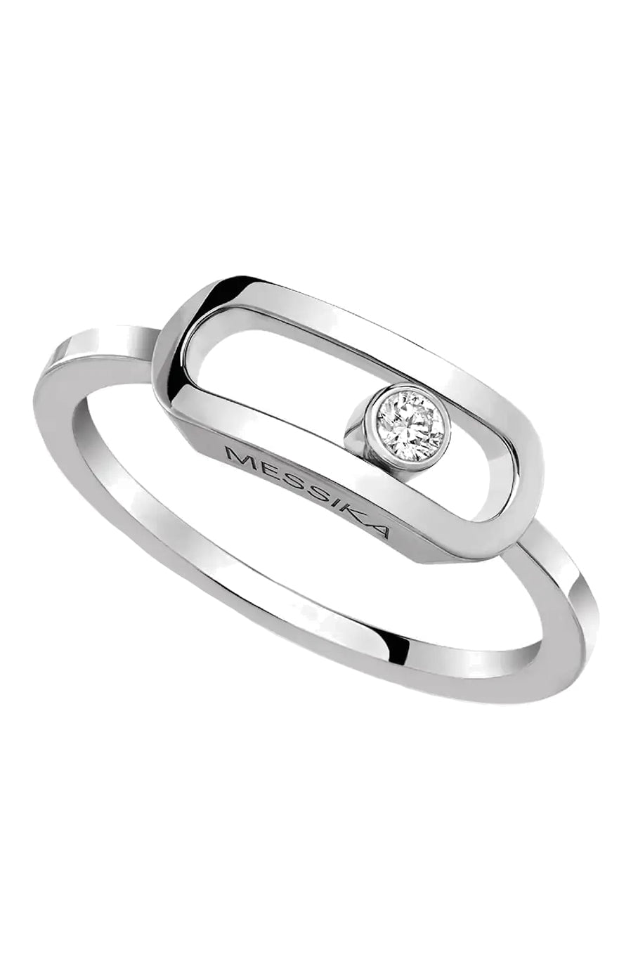 MESSIKA-Gold Move Uno Ring-WHITE GOLD