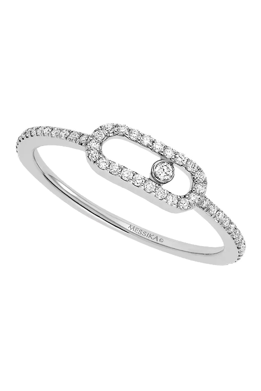 MESSIKA-Move Uno Pave LM Ring-WHITE GOLD