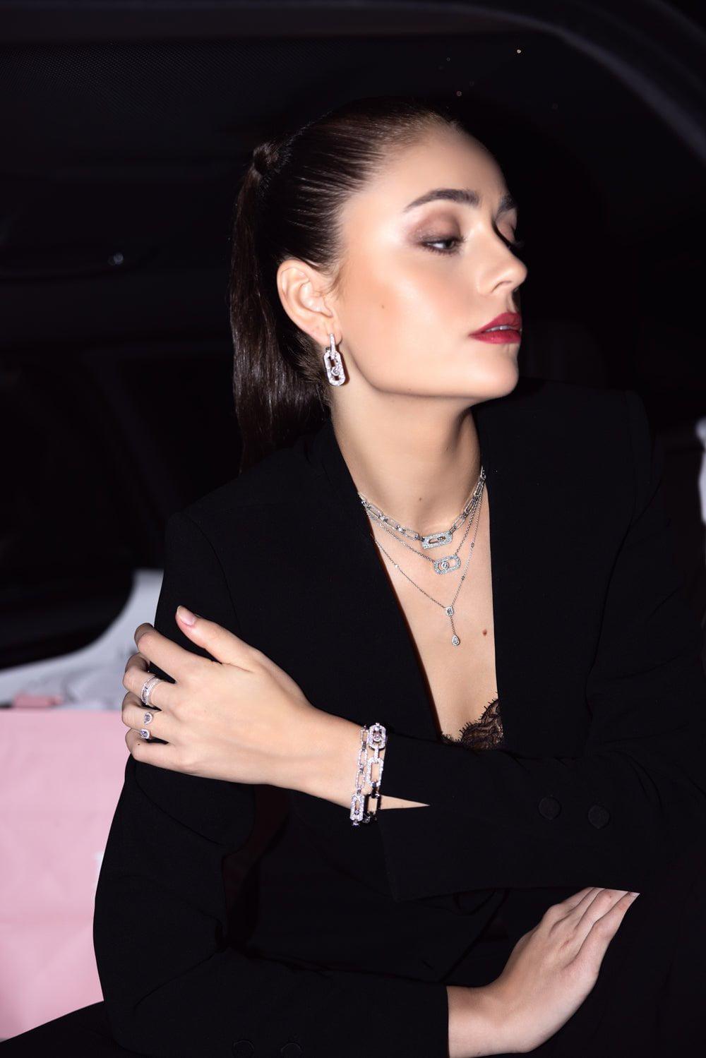 MESSIKA-Move Romane Pave Ring-WHITE GOLD