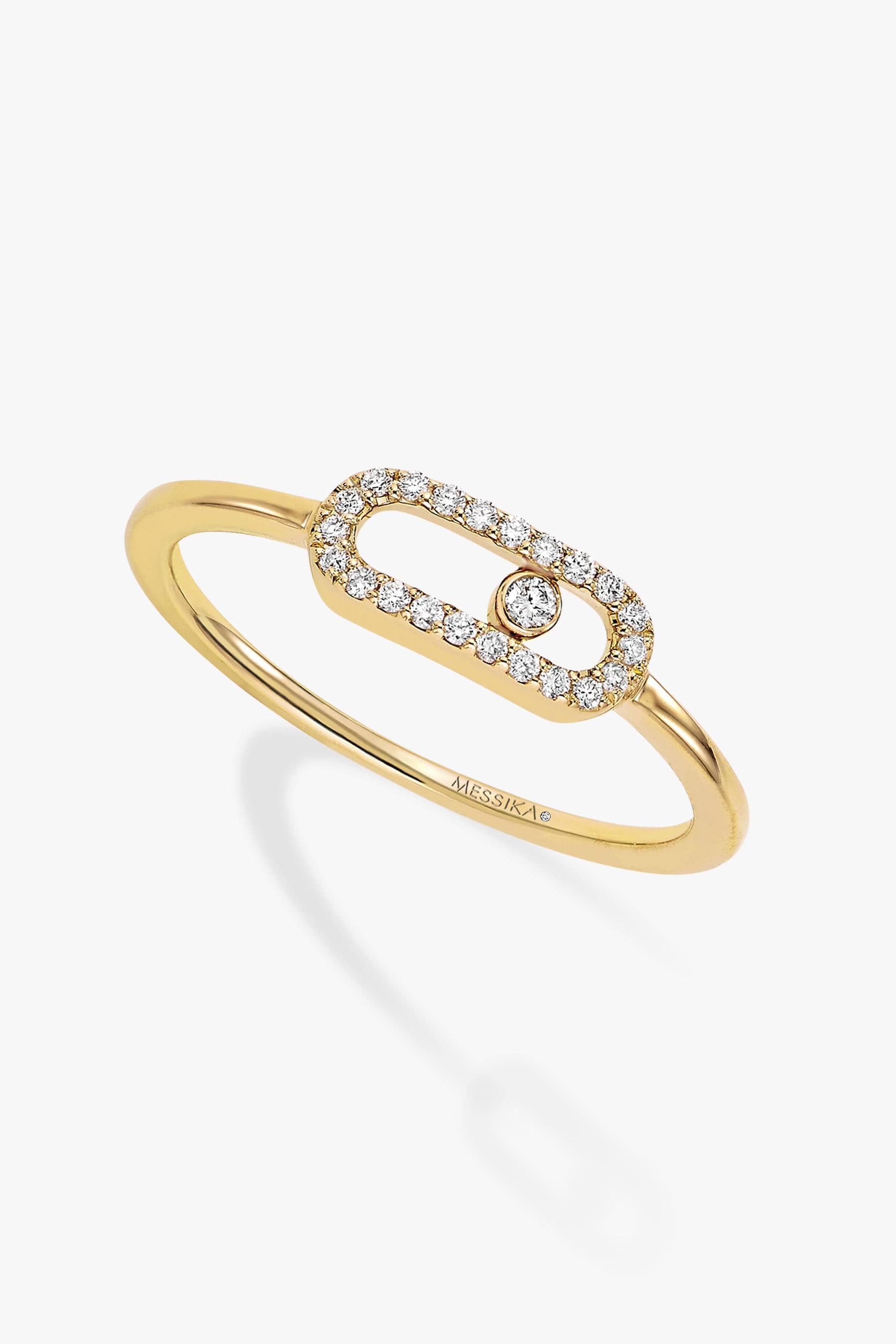 MESSIKA-Move Uno Diamond Ring-YELLOW GOLD