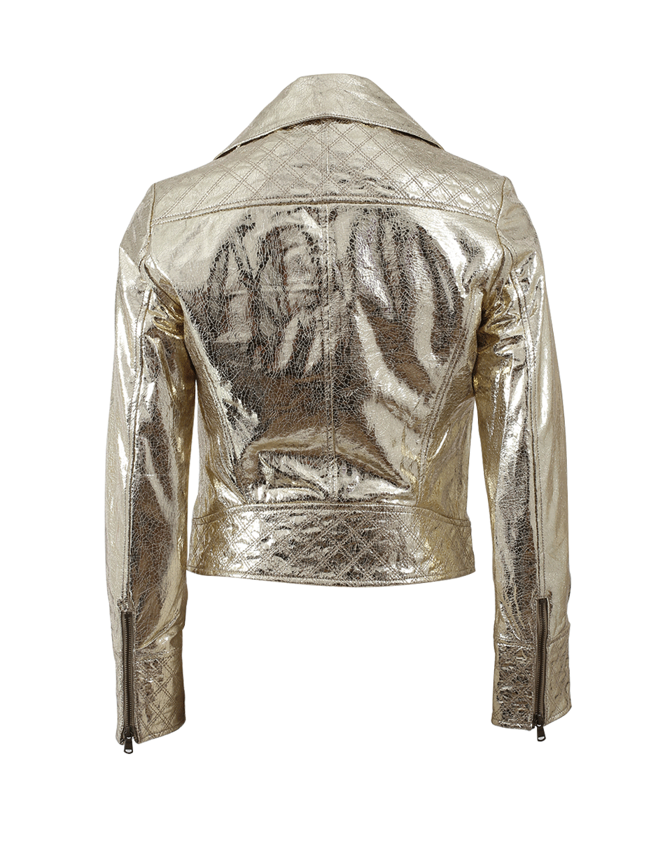 METEO BY YVES SALOMON-Perfecto Gold Jacket-