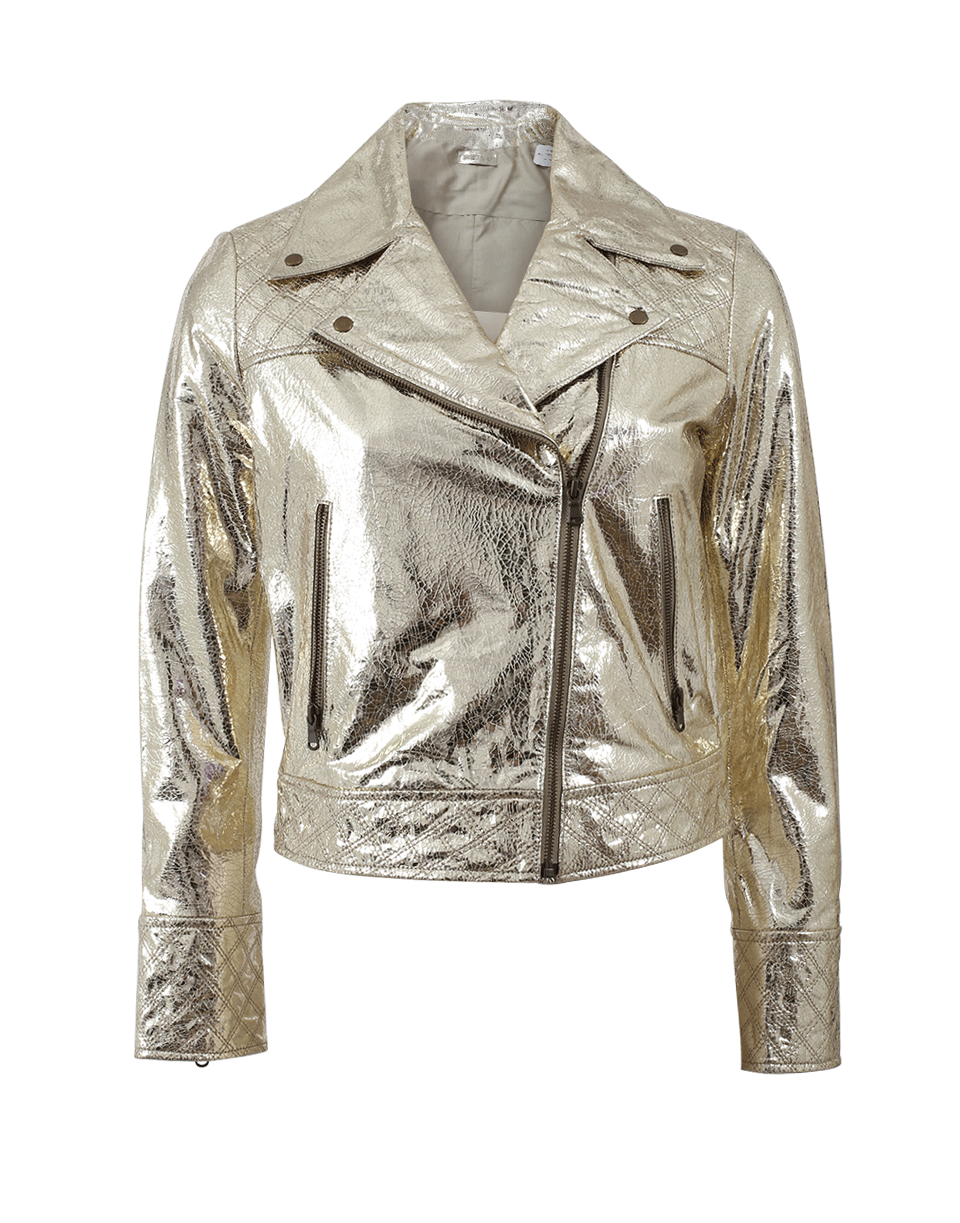 METEO BY YVES SALOMON-Perfecto Gold Jacket-