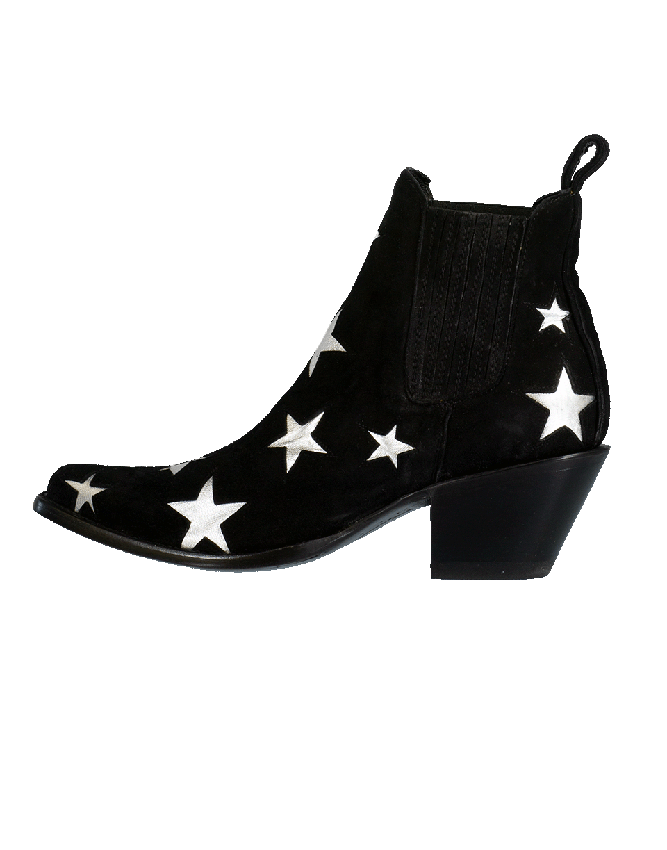 MEXICANA-Black Stars Leather Boot-