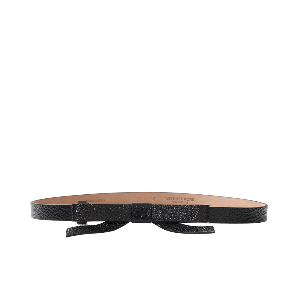 MICHAEL KORS-Skinny Bow Belt-