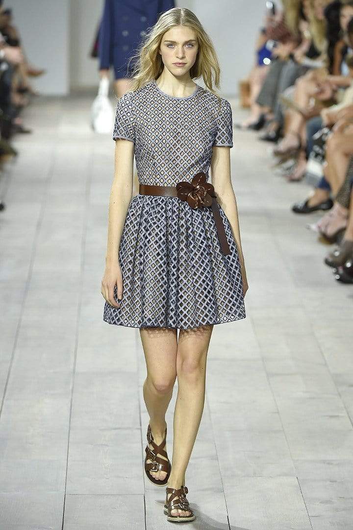 MICHAEL KORS-Thick Flower Belt-