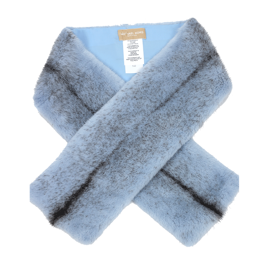 MICHAEL KORS-Dyed Mink Scarf-ICE