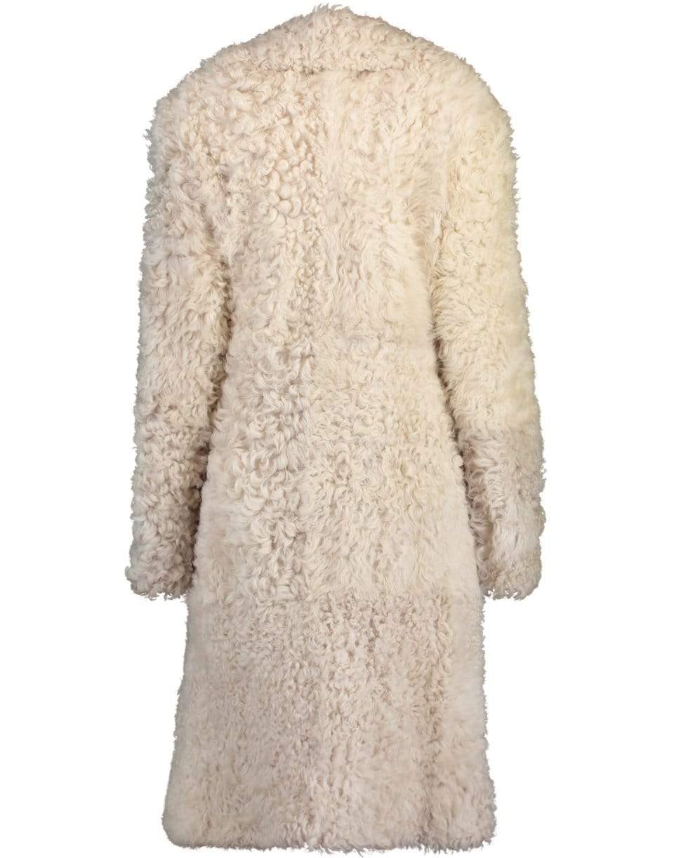 MICHAEL KORS-Double-Breasted Officer Coat-IVORY
