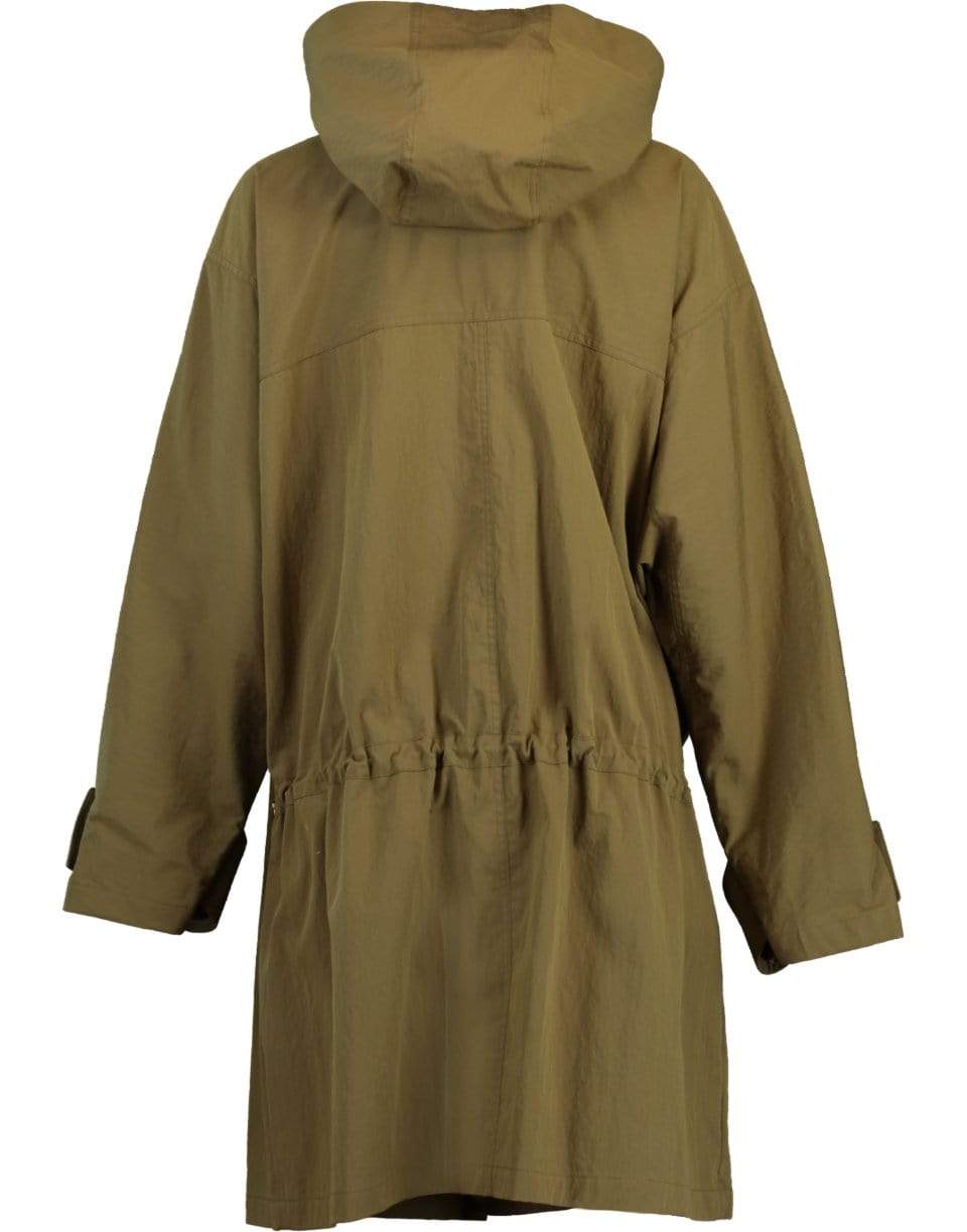 MICHAEL KORS-Hooded Water Resistant Anorak-JUNIPER