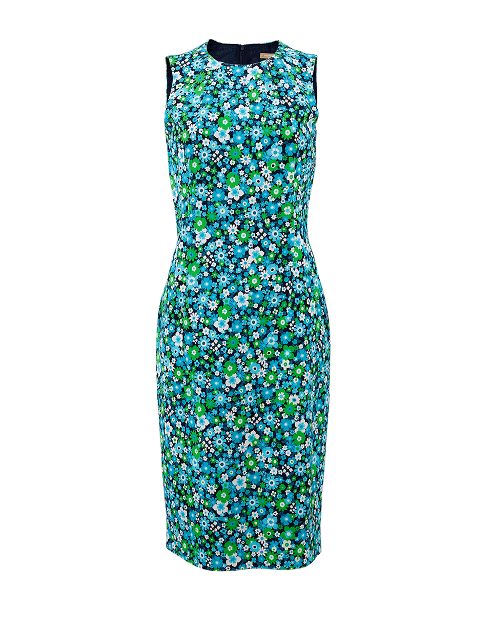 MICHAEL KORS-Floral Print Sheath Dress-