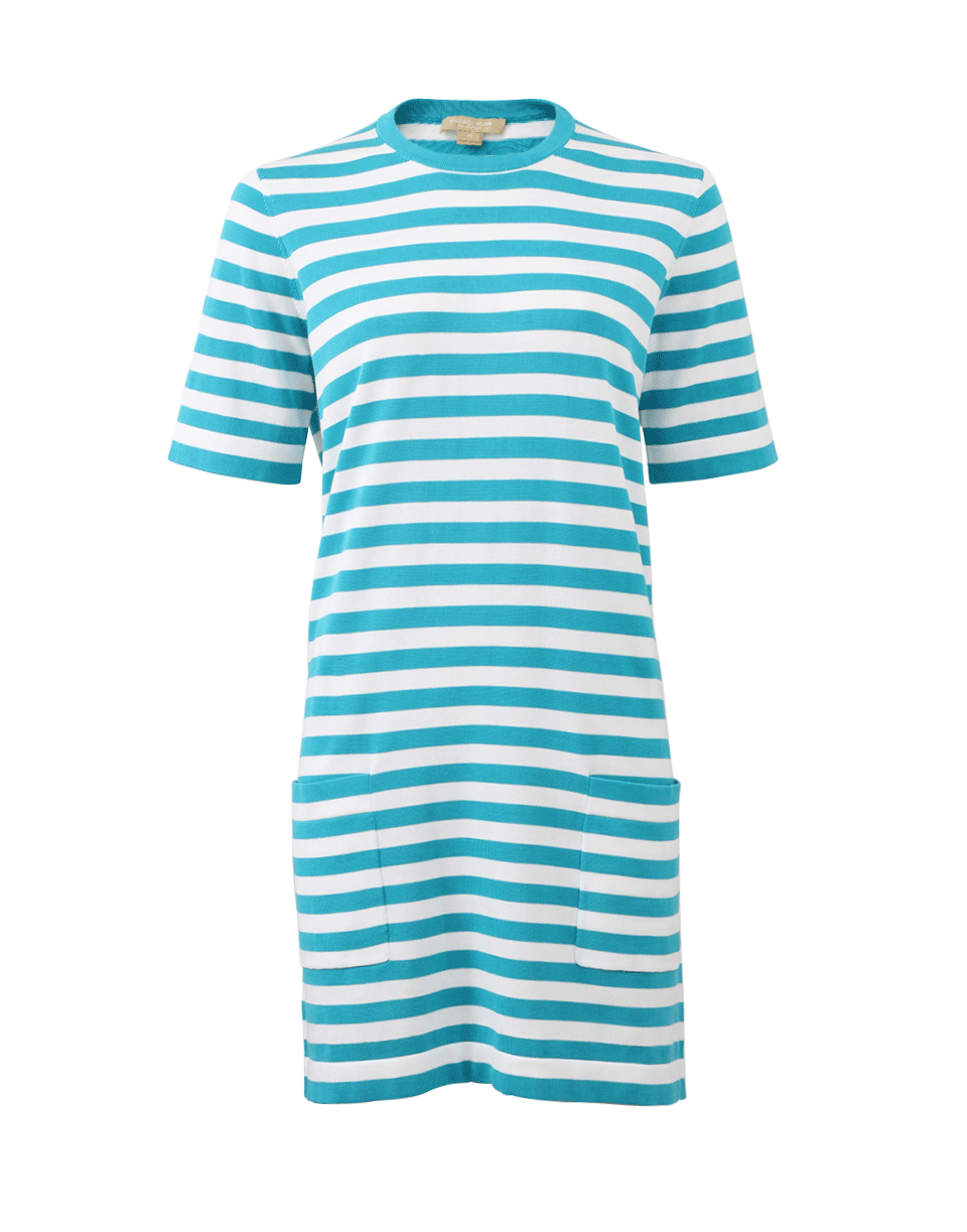 MICHAEL KORS-Cotton Striped Dress-