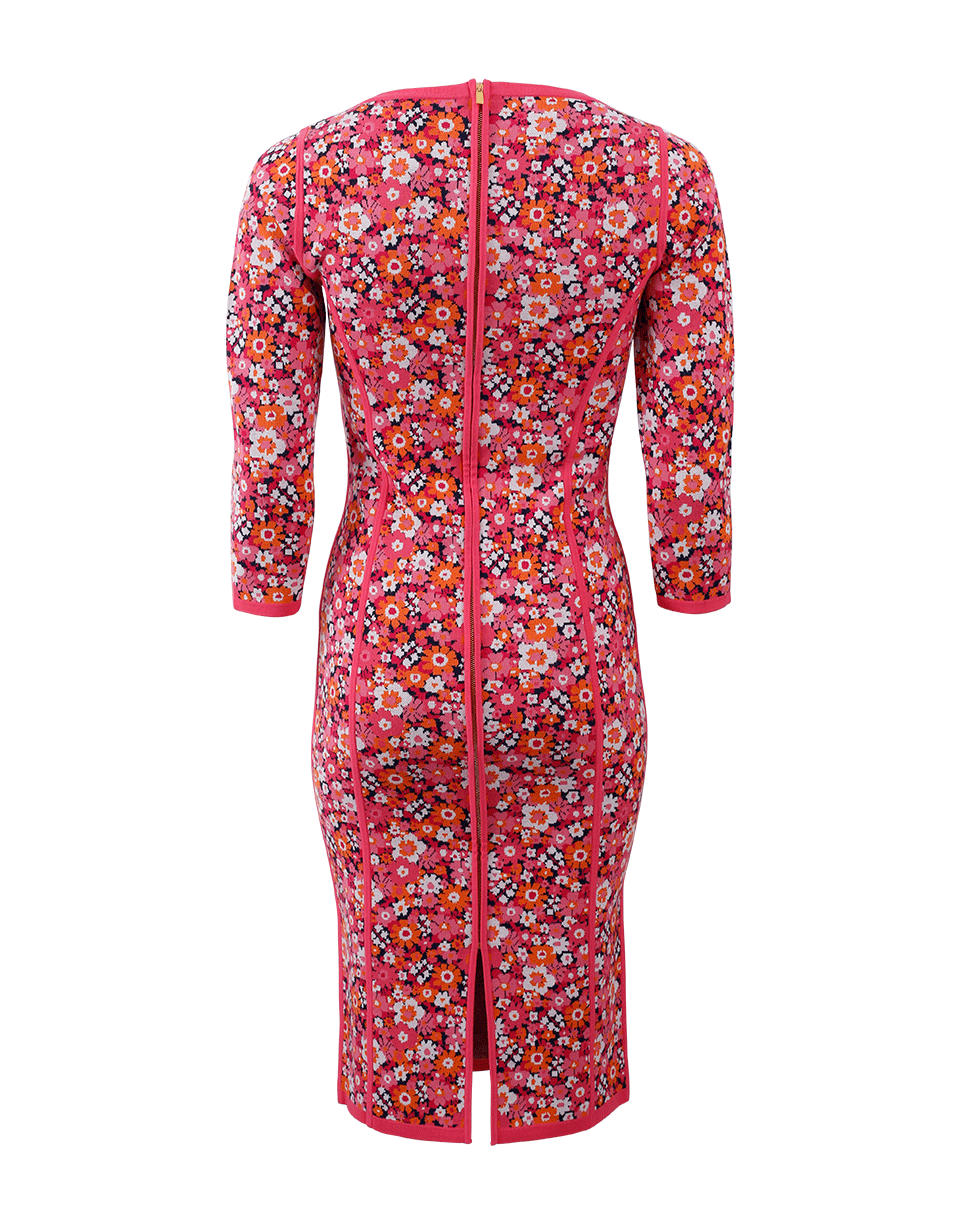 MICHAEL KORS-Floral Knit Dress-