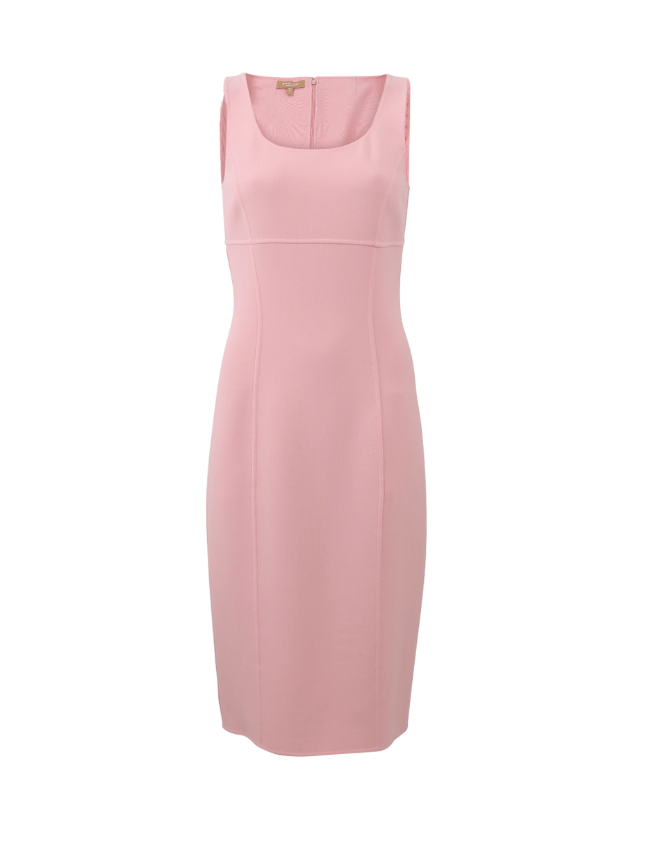 MICHAEL KORS-Scoopneck Sheath Dress-