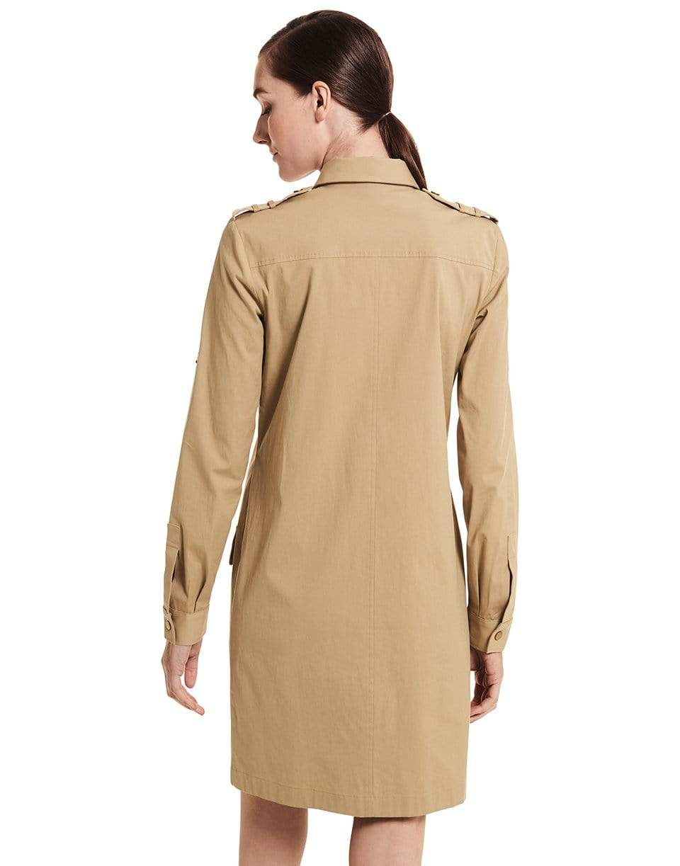 MICHAEL KORS-Belted Utility Shirt Dress-