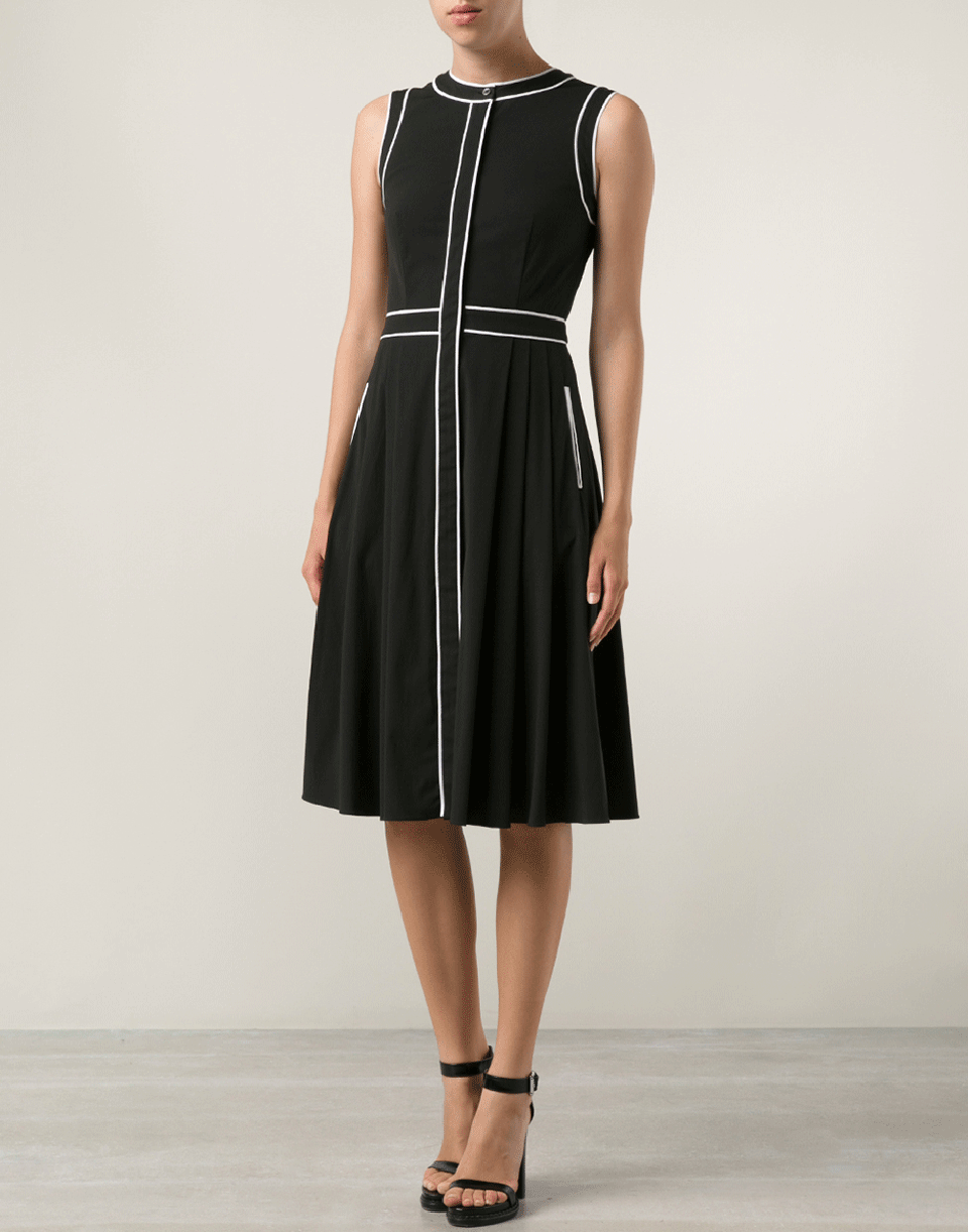 MICHAEL KORS-Shirt Dress With Piping-