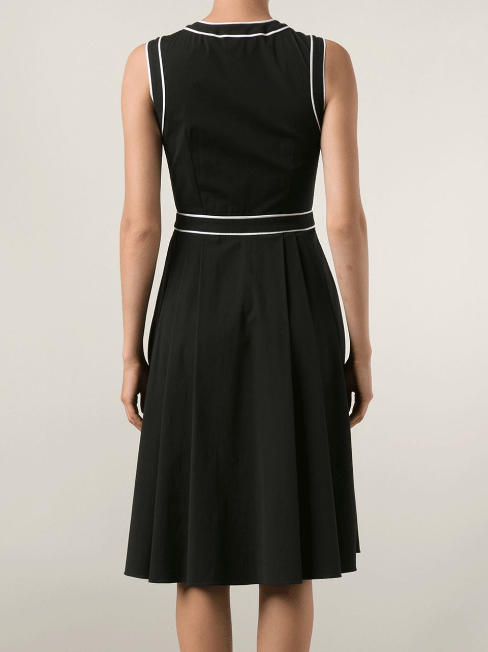 MICHAEL KORS-Shirt Dress With Piping-