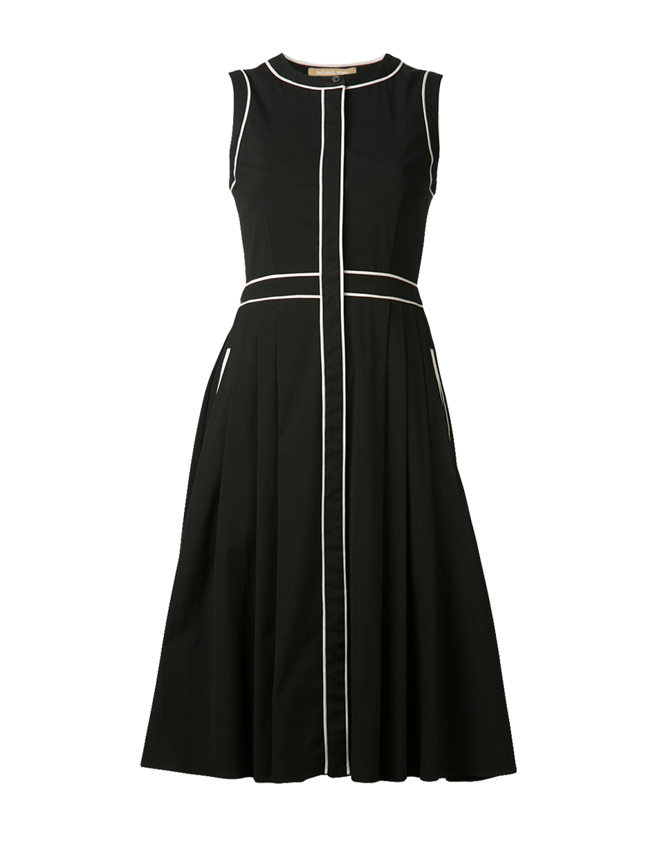 MICHAEL KORS-Shirt Dress With Piping-