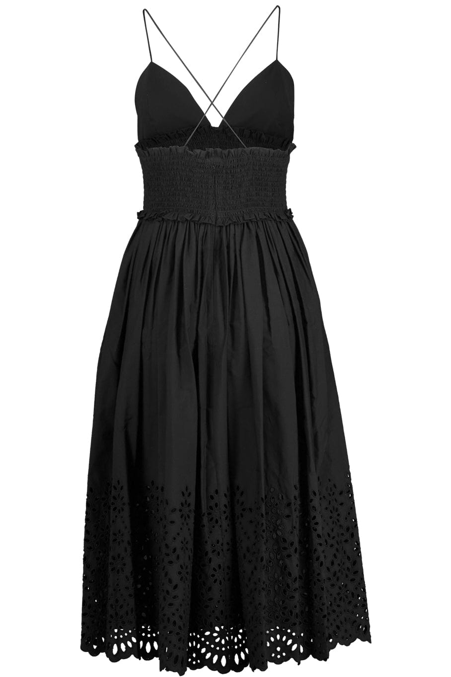 MICHAEL KORS-Spaghetti Strap Dance Dress - Black-BLACK