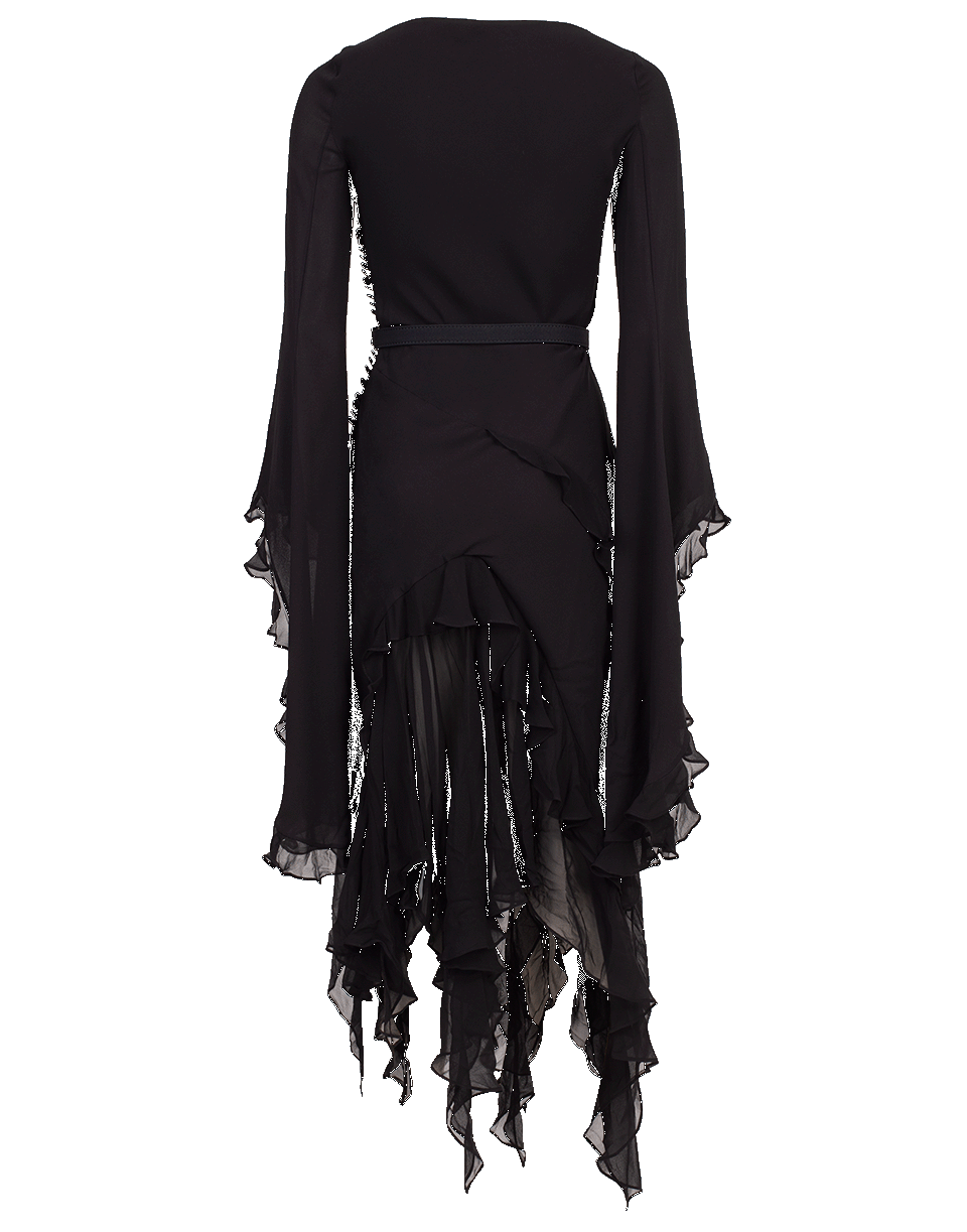 MICHAEL KORS-Bias Ruffle Dress-