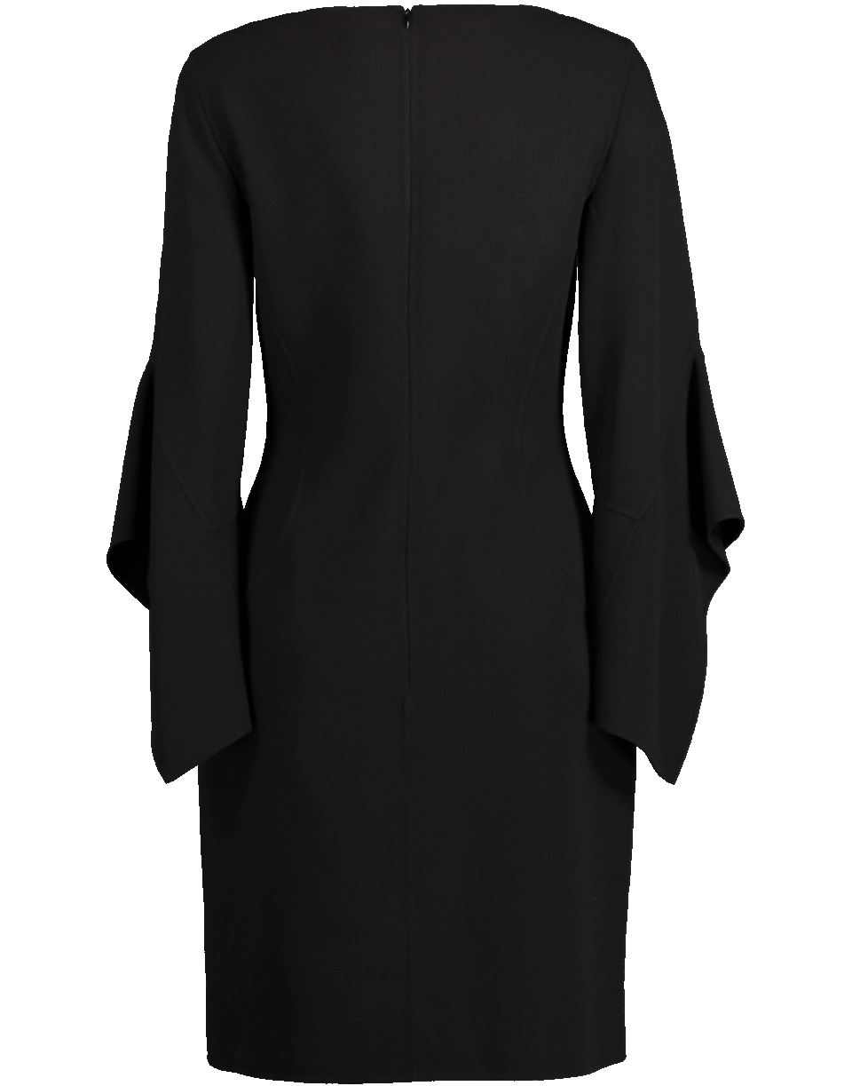 MICHAEL KORS-Drape Sleeve Sheath Dress-