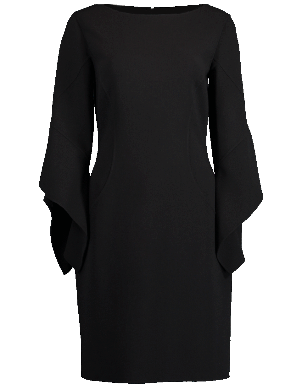 MICHAEL KORS-Drape Sleeve Sheath Dress-