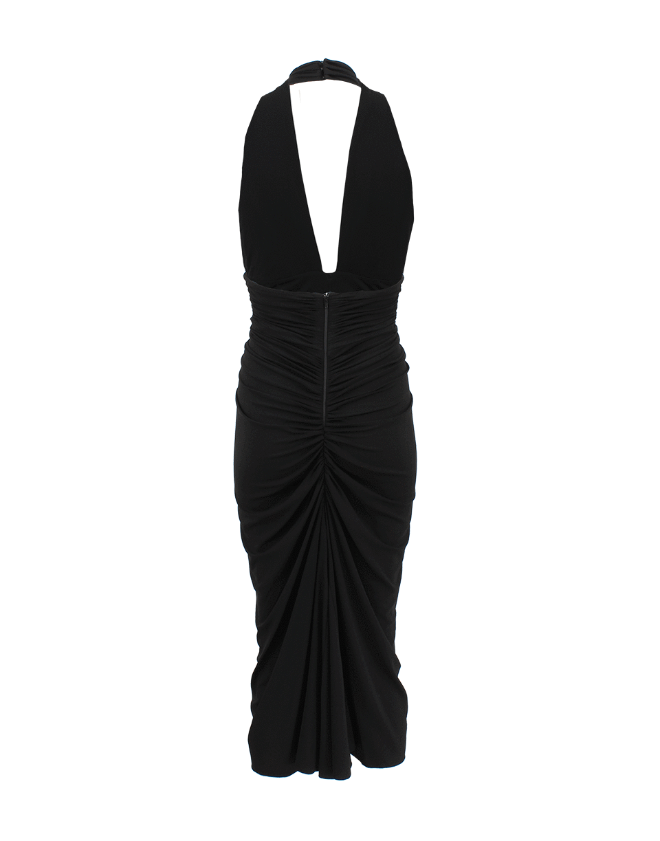 MICHAEL KORS-Tissue Matte Jersey Dress-BLACK