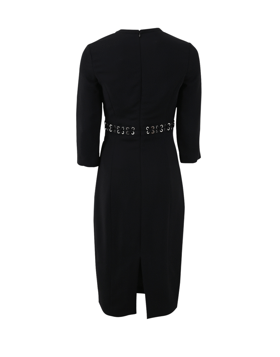 MICHAEL KORS-Grommet Sheath Dress-