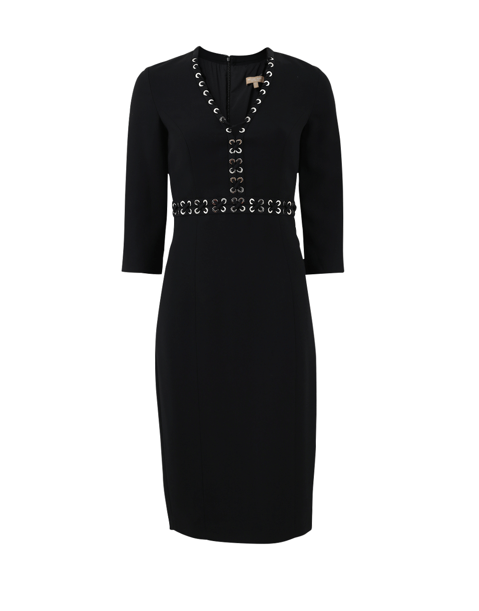 MICHAEL KORS-Grommet Sheath Dress-