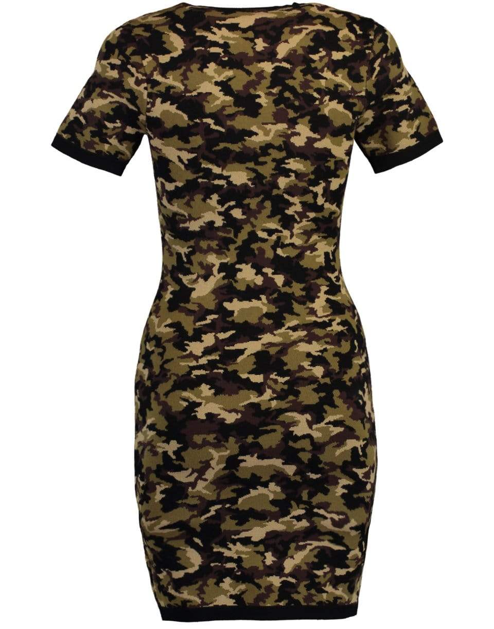 MICHAEL KORS-Camo T-Shirt Dress-