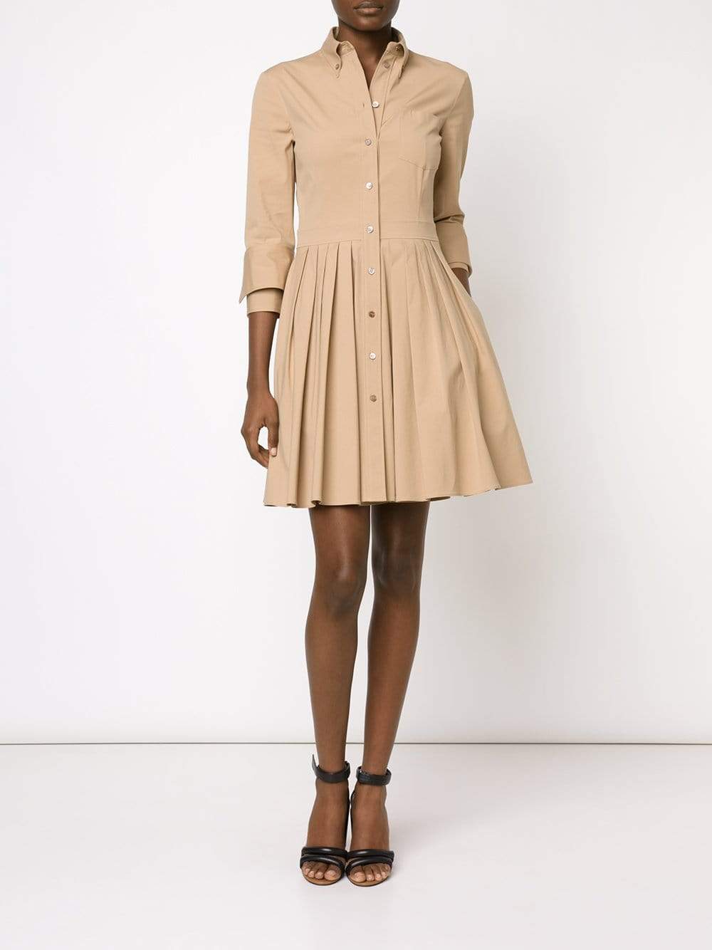 MICHAEL KORS-Double Cuff Shirt Dress-