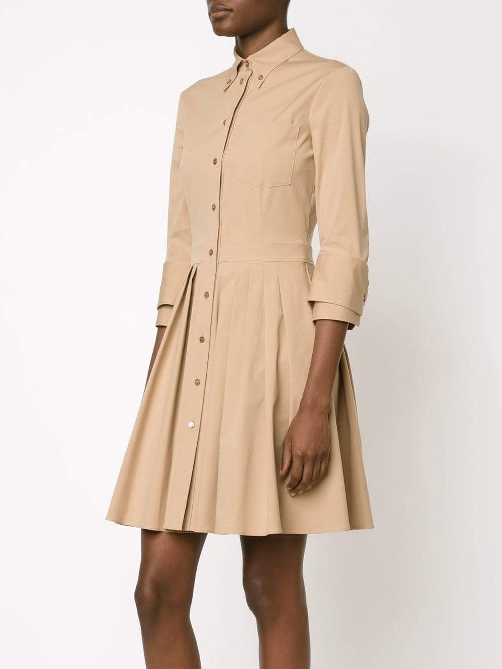 MICHAEL KORS-Double Cuff Shirt Dress-