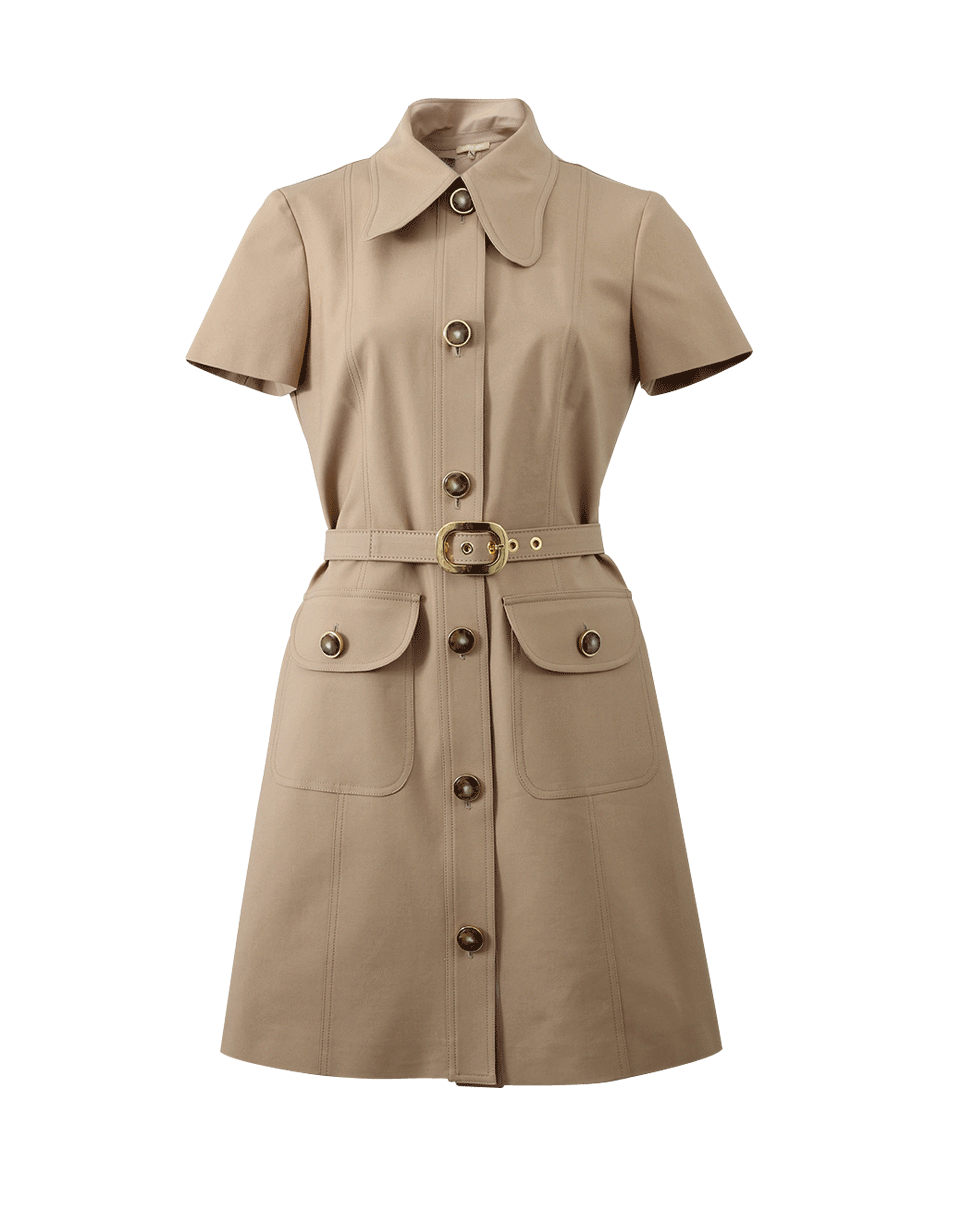 MICHAEL KORS-Short-Sleeve Shirt Dress-