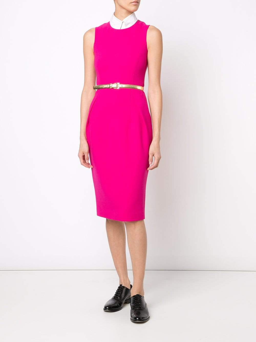 MICHAEL KORS-Belted Sheath Dress-