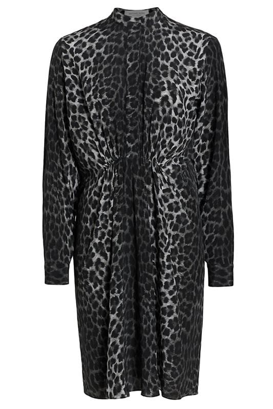 MICHAEL KORS-Band Collar Gathered Shift-