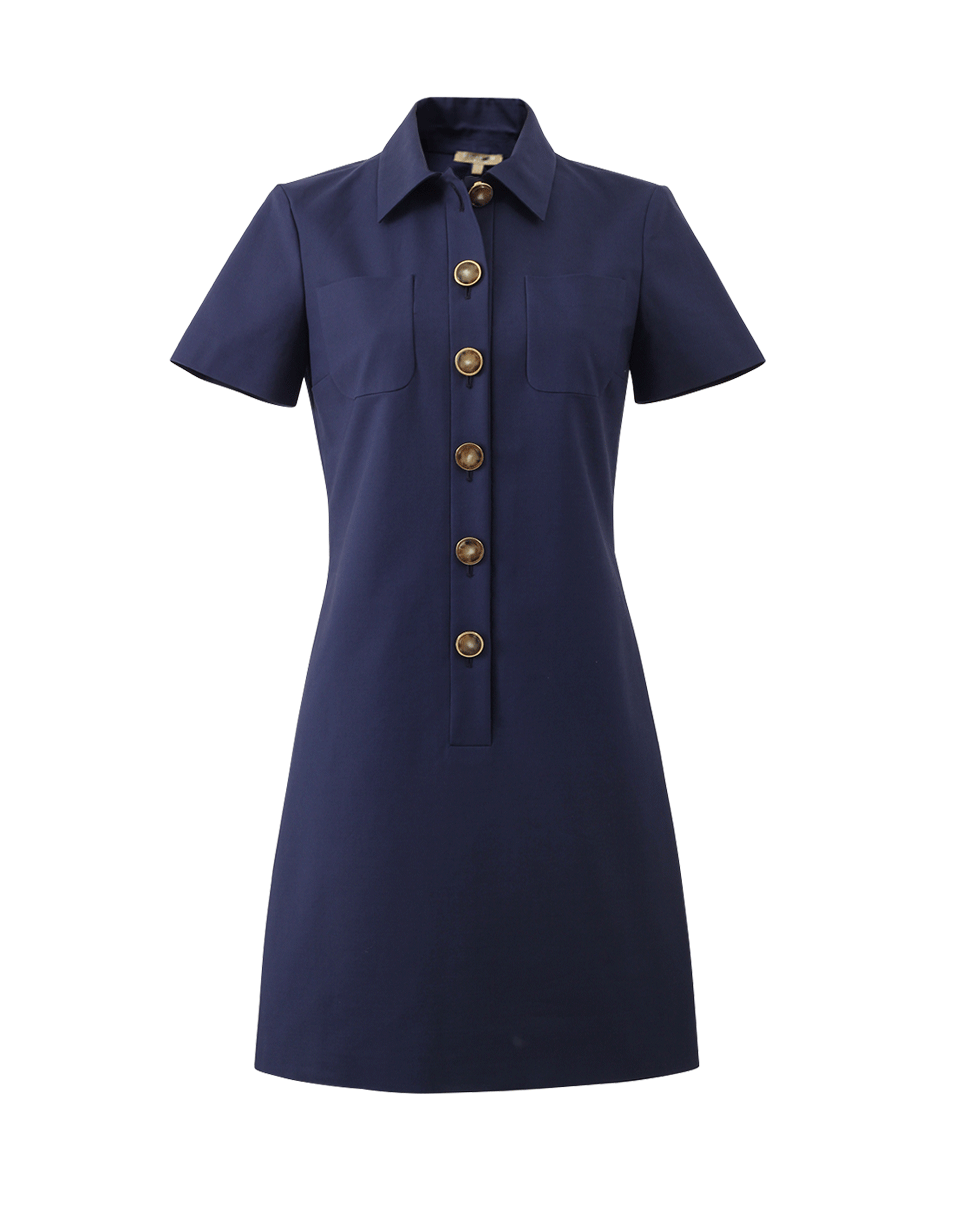 MICHAEL KORS-Cotton Polo Dress-