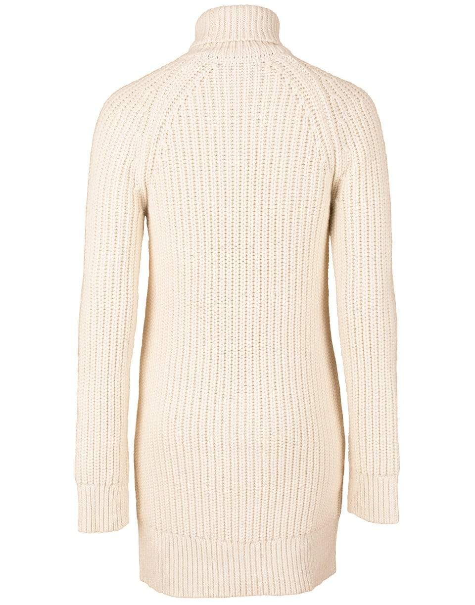 MICHAEL KORS-Shaker Turtleneck Dress - Ivory-