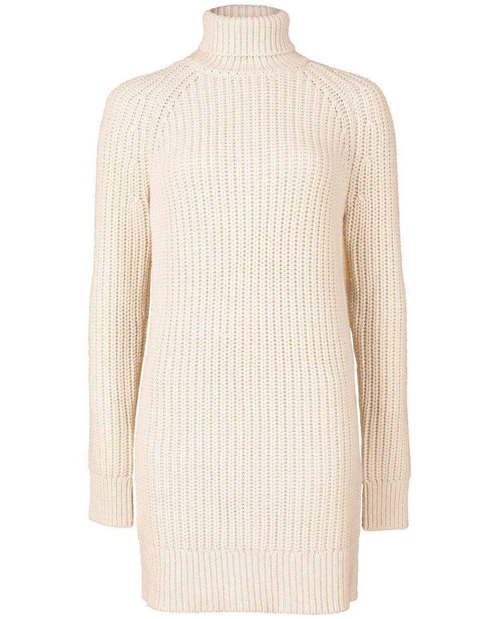 MICHAEL KORS-Shaker Turtleneck Dress - Ivory-