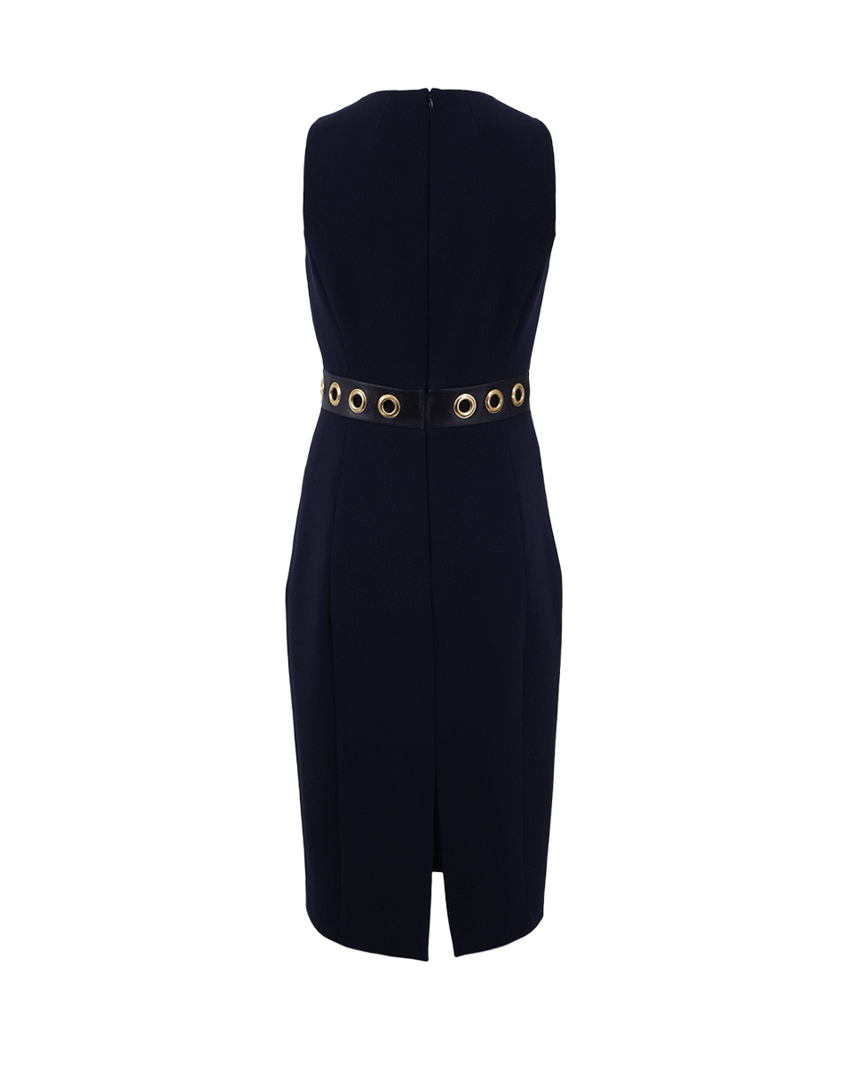 MICHAEL KORS-Grommet Waist Dress-