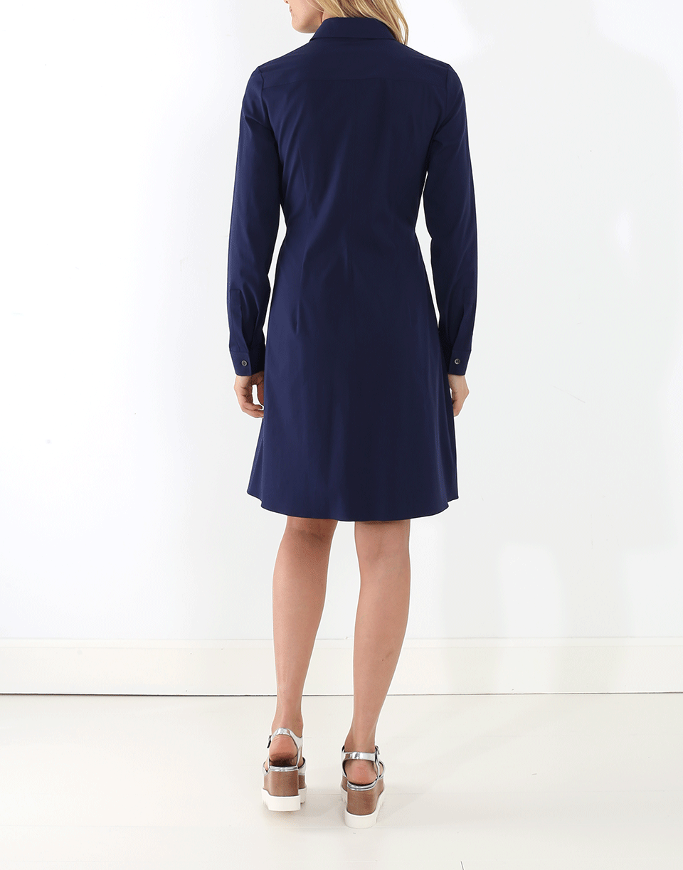 MICHAEL KORS-Tie Waist Shirt Dress-