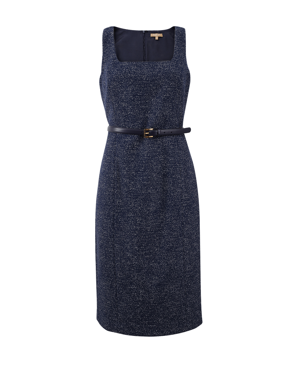 MICHAEL KORS-Belted Sheath Dress-
