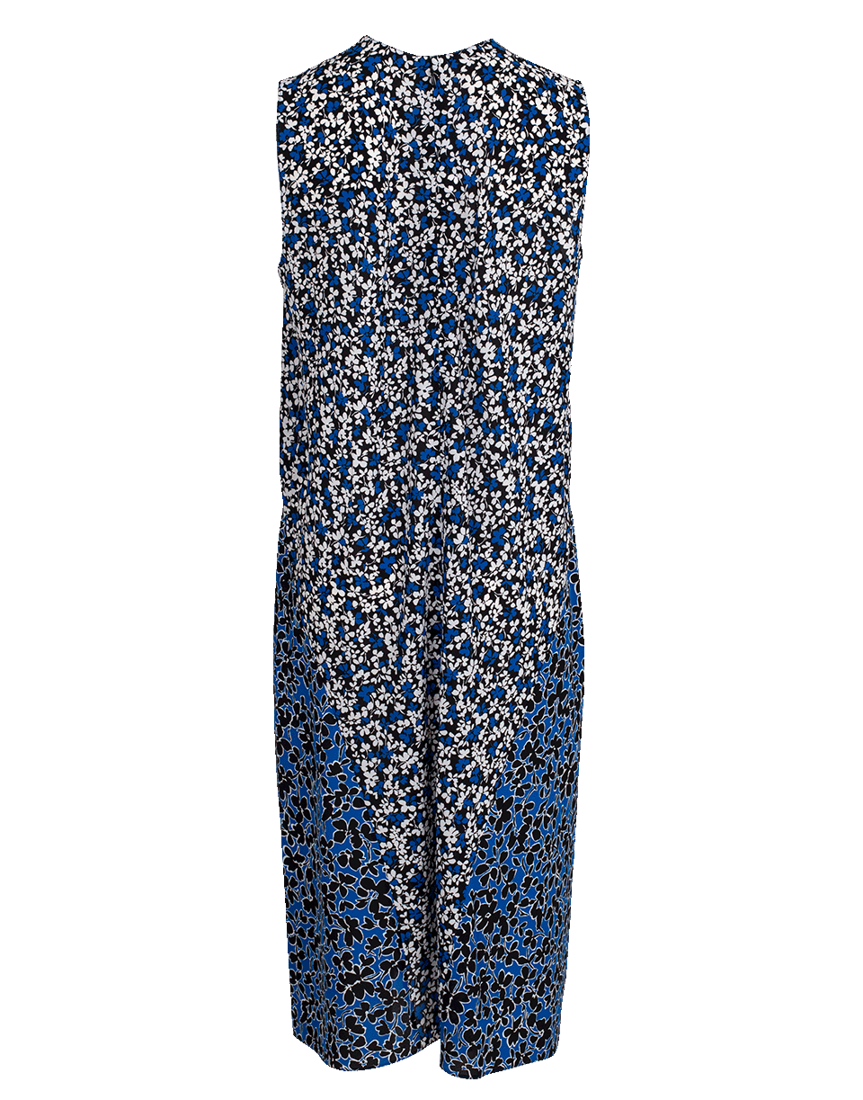 MICHAEL KORS-Tropical Georgette Plunge Shift Dress-