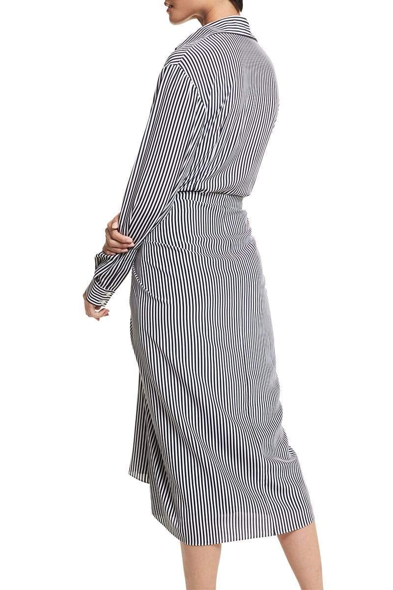 MICHAEL KORS-Sarong Tie Shirt Dress-