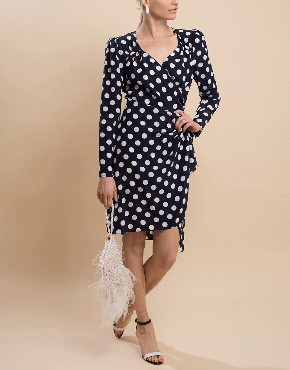 MICHAEL KORS-Asymmetric Wrap Dress-