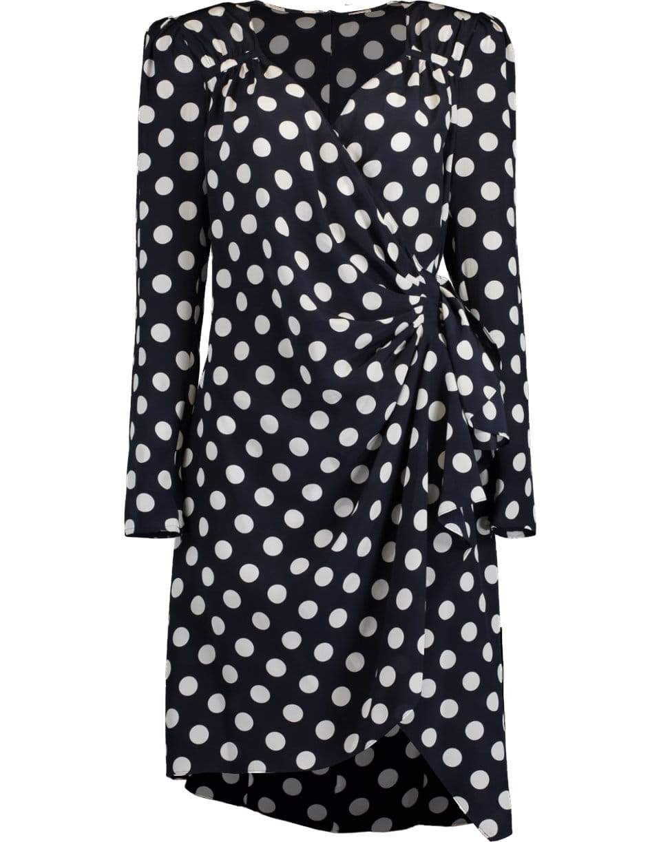 MICHAEL KORS-Asymmetric Wrap Dress-