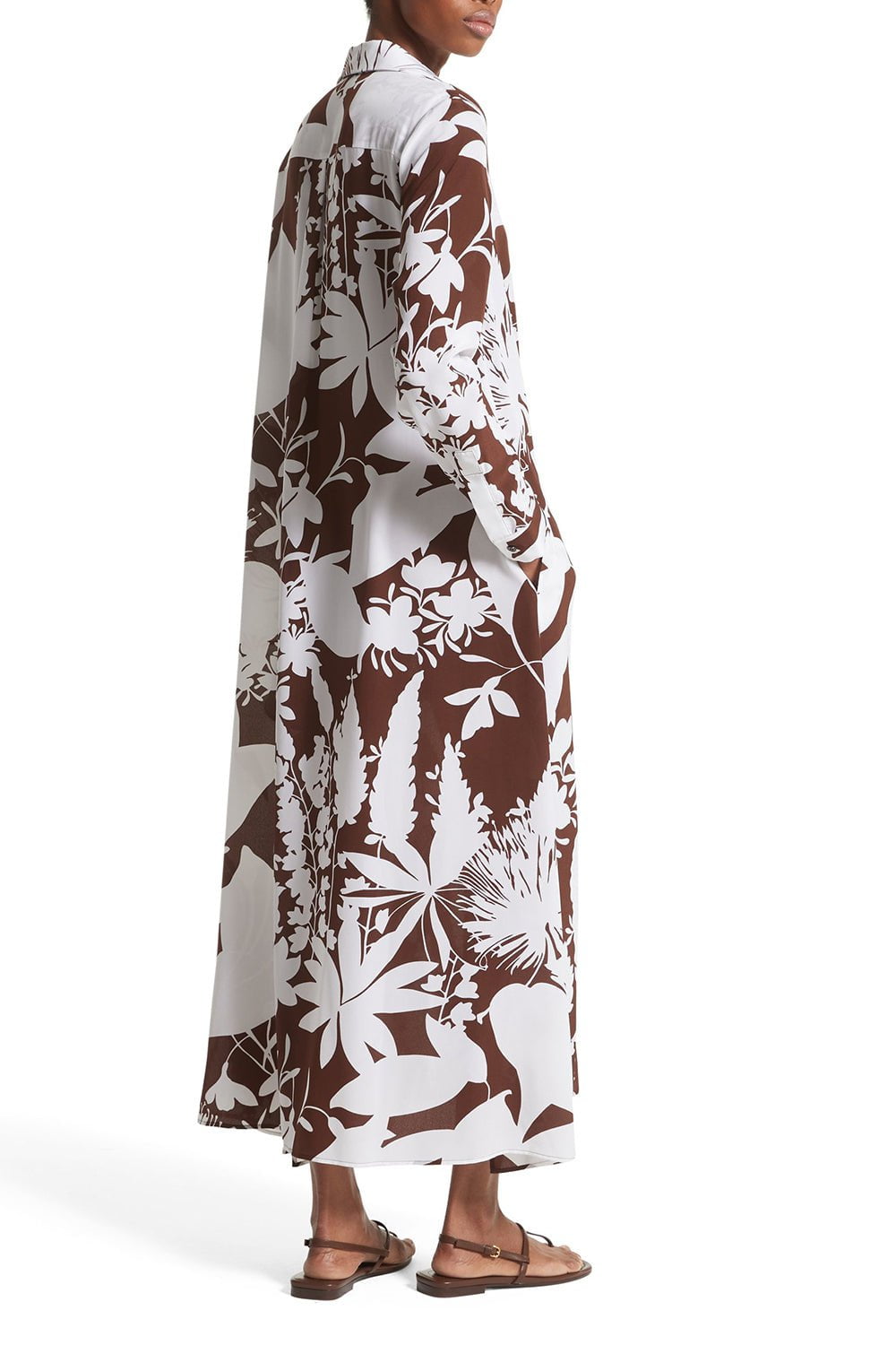 MICHAEL KORS-Shadow Floral Caftan-
