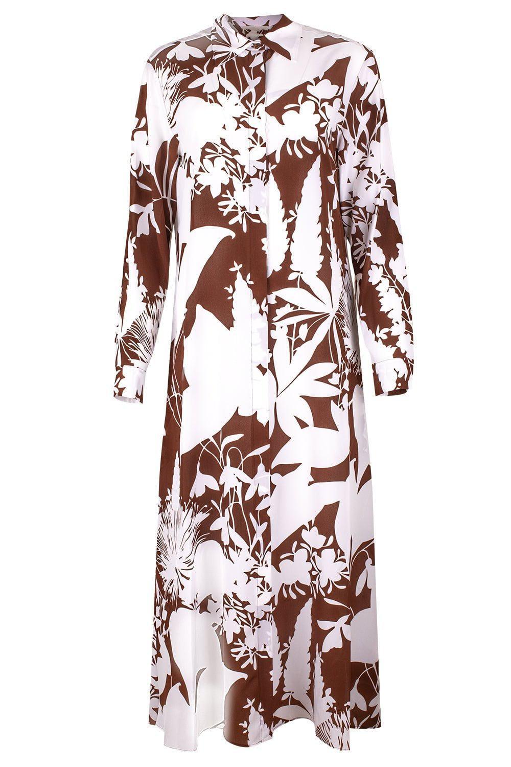 MICHAEL KORS-Shadow Floral Caftan-