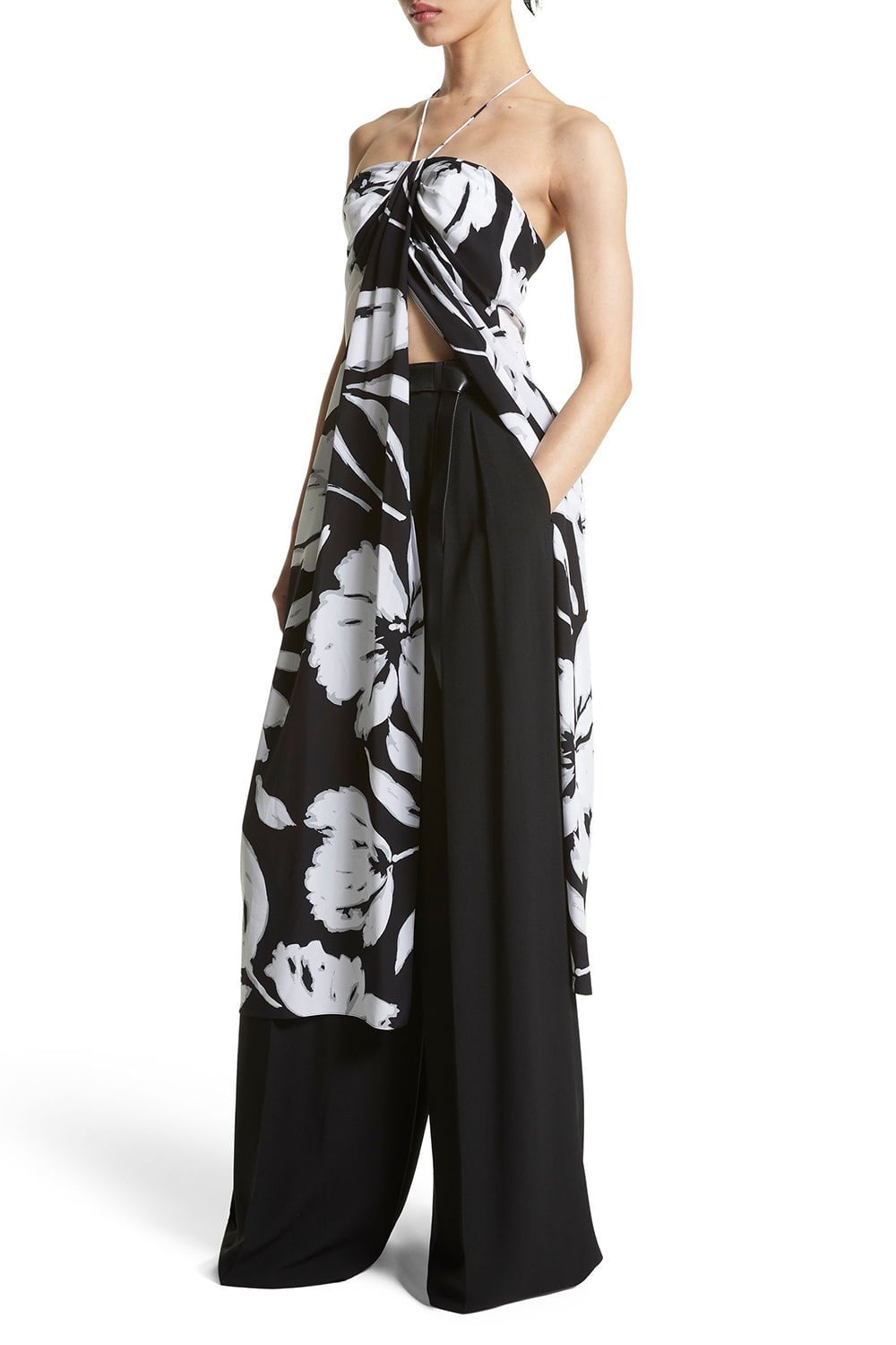MICHAEL KORS-Tie Sarong Tunic-